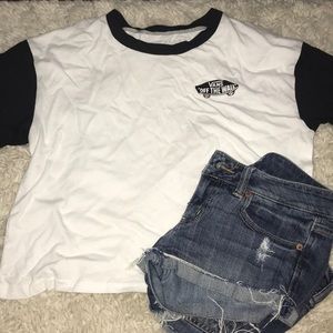 VANS crop tee